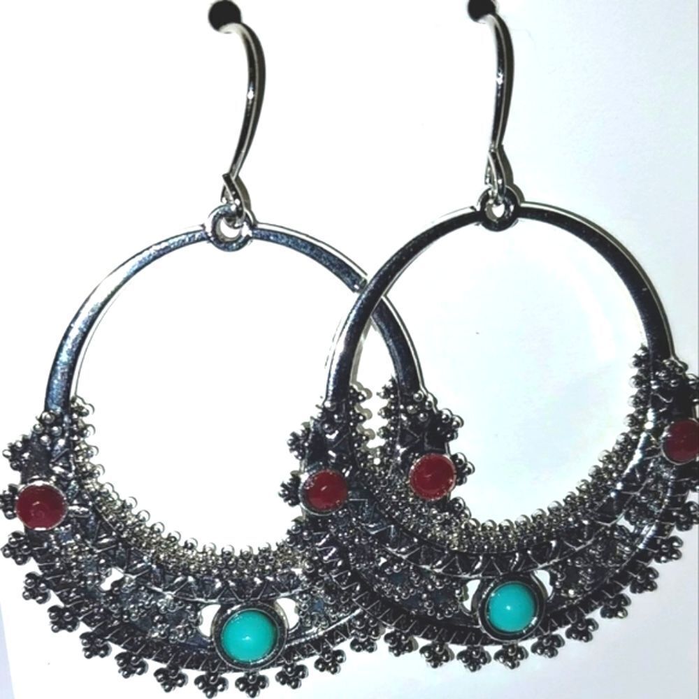 Beautiful western style boho earrings